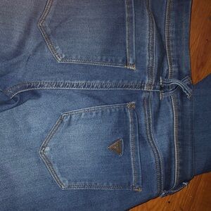 High stretch guess flared jeggings